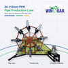 Pipe coiler for 20-110mm PPR hot and cold water pipe production line