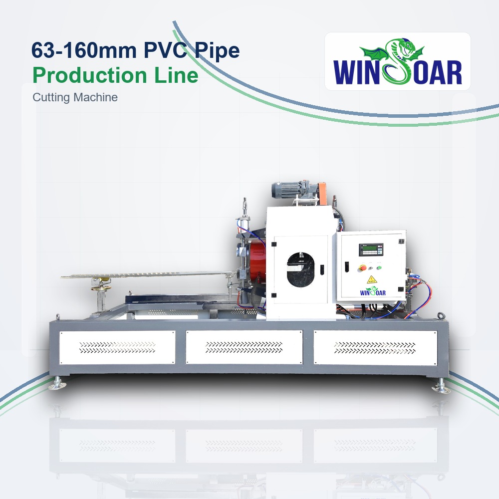 Cutting machine for 63-160mm PVC pipe machine