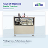 Haul-off machine for PVC profile extrusion line