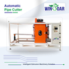 Automatic pipe cutting machine for 200-450mm PVC pipe production line