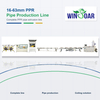 16-63mm PPR pipe production line complete extrusion line
