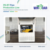 Haul-off machine for PE-RT pipe extrusion line
