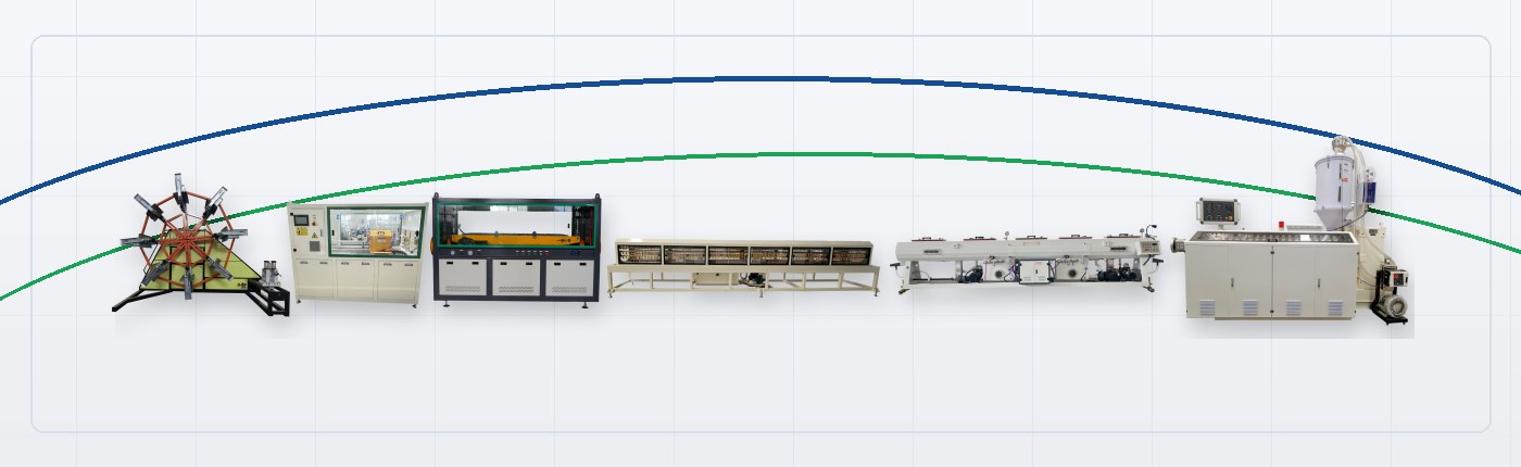 Complete 20-110mm PPR pipe production line for hot and cold water pipe extrusion