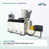 Single screw extruder for 20-110mm PE pipe production line