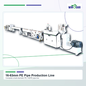 16-63mm PE pipe production line complete HDPE pipe extrusion machine