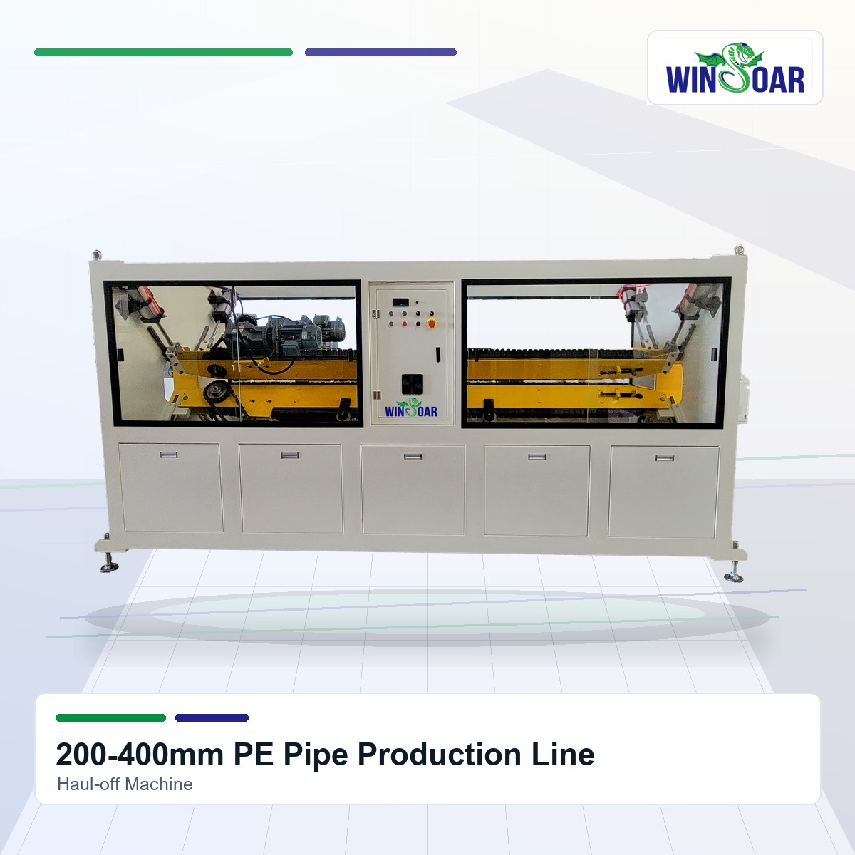 Haul-off machine for 200-400mm HDPE pipe extrusion line
