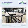 PE WPC outdoor decking board final product