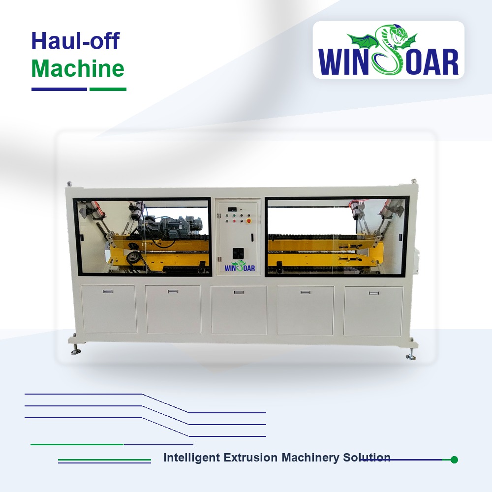 Haul-off machine for 200-450mm PVC pipe production line