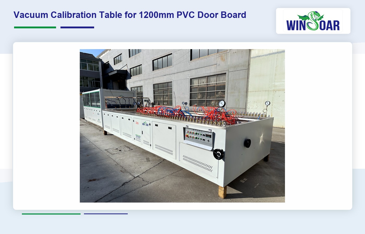 Vacuum calibration table for 1200mm PVC door board