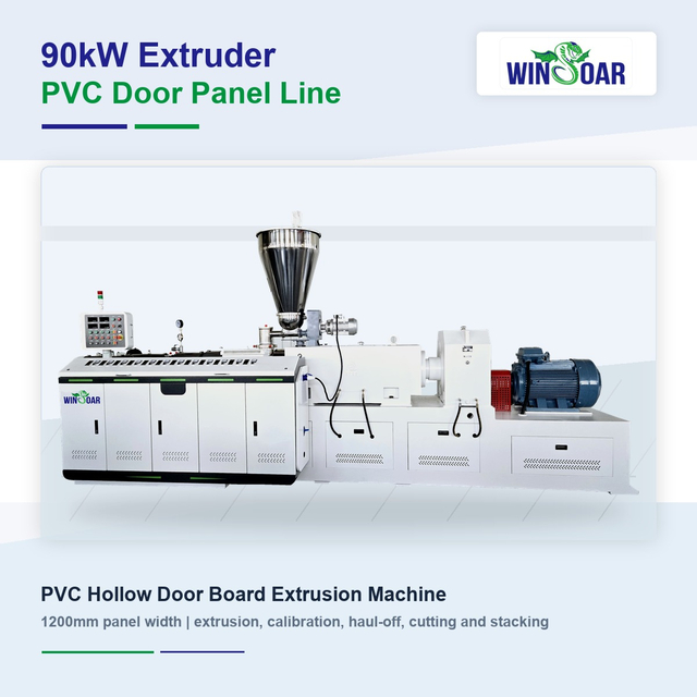 1200mm PVC Hollow Door Panel Production Line
