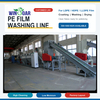 Plastic PP PE Film Shredding Washing Drying Pelletizing Recycling Line