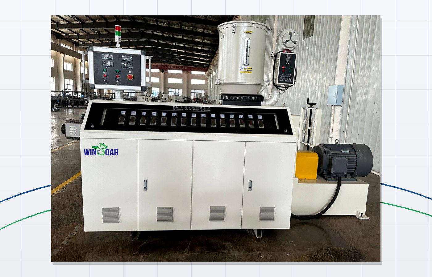 Single screw extruder for 20-110mm PPR pipe production line