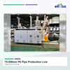 Single screw extruder for 75-250mm PE pipe production line