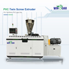 PVC twin screw extruder for 16-63mm PVC pipe machine