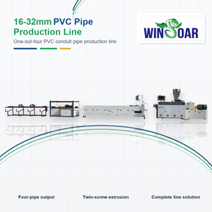 16-32mm PVC one out four pipe extrusion line complete line