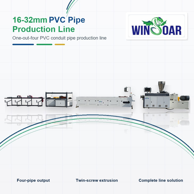 16-32mm PVC One Out Four Pipe Extrusion Line