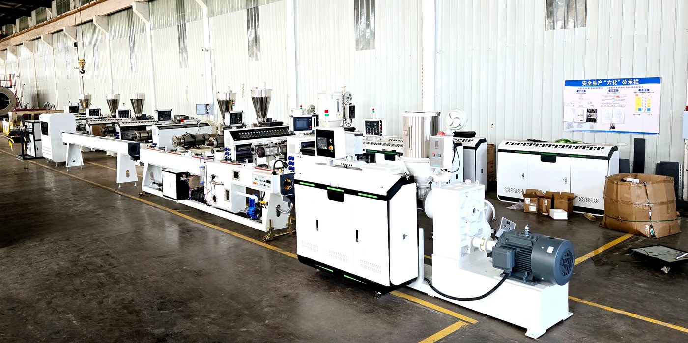 PE-RT floor heating pipe production line process