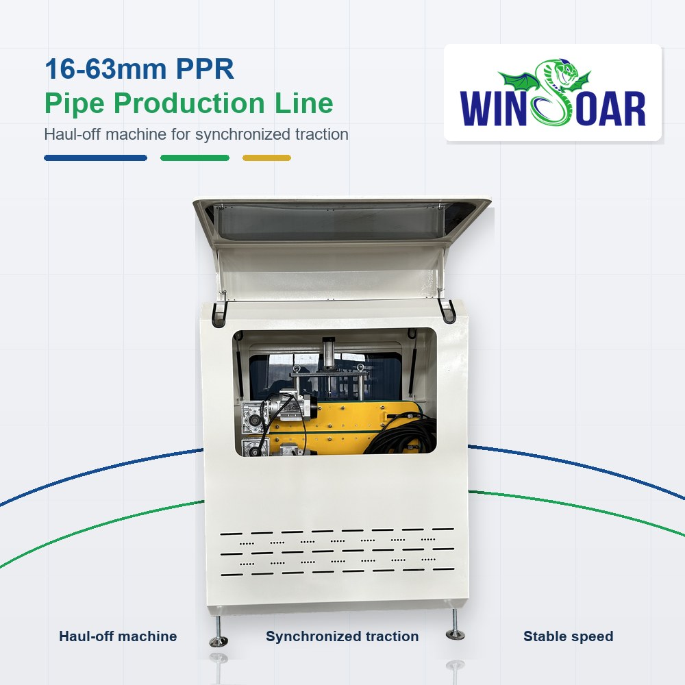 Haul-off machine for 16-63mm PPR pipe extrusion line