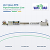 20-110mm PPR pipe production line complete extrusion line