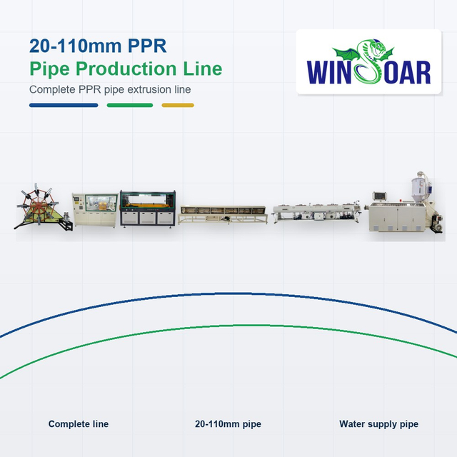 20-110mm PPR Water Supply Pipe Production Line