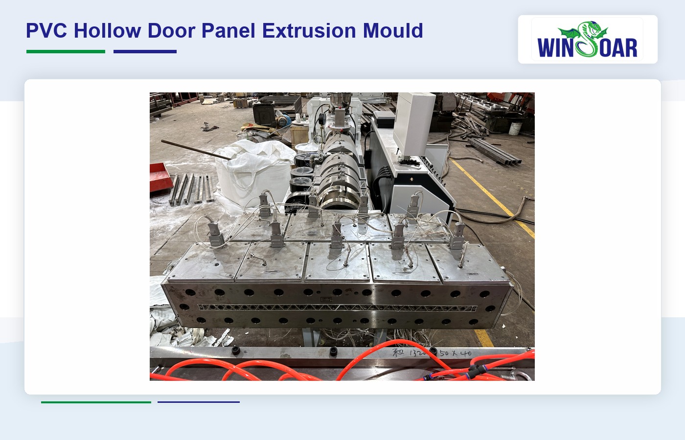 PVC hollow door panel extrusion mould