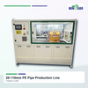 Chipless cutter for 20-110mm PE pipe production line