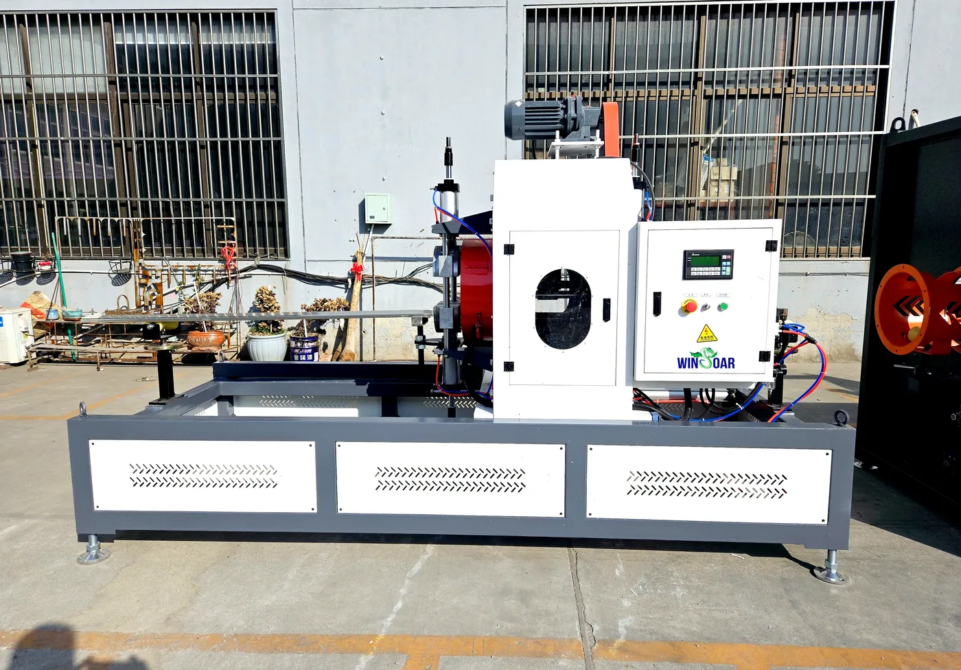 Automatic cutting machine for 63-160mm PVC pipe production line