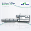 PVC pipe belling machine for 63-160mm pipe socket forming