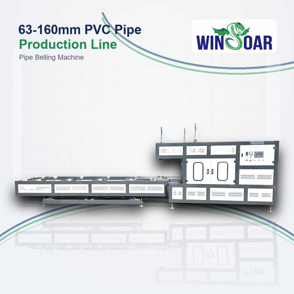 PVC pipe belling machine for 63-160mm pipe socket forming