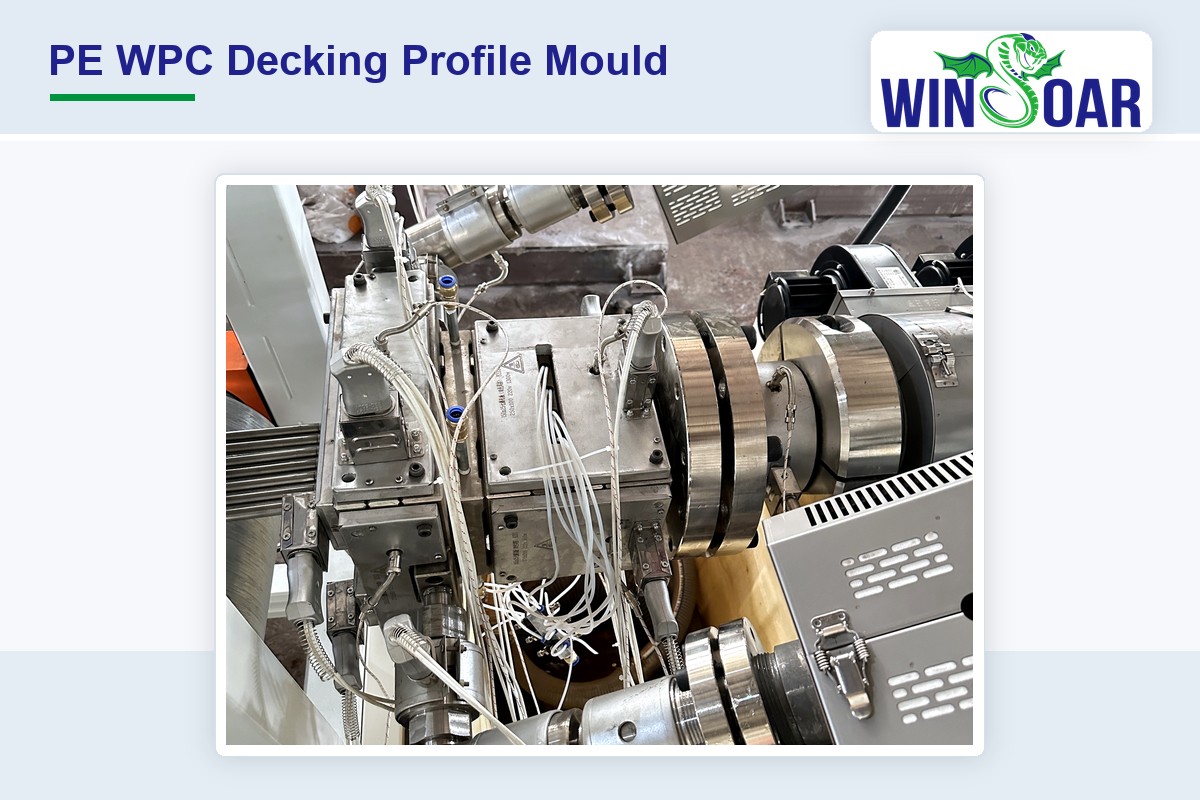 PE WPC decking profile mould