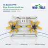 Pipe coiler for 16-63mm PPR hot and cold water pipe production line