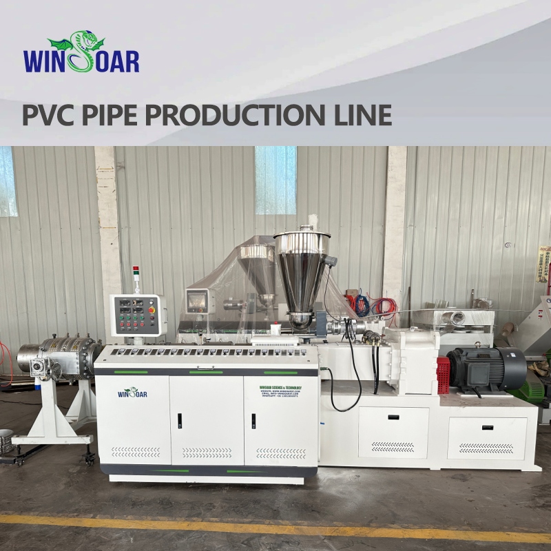 50-250mm PVC Pipe Making Machine For Water Sewage/ Water Supply