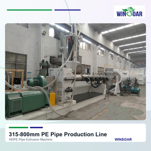 315-800mm PE pipe production line HDPE pipe extrusion machine