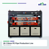 Haul-off machine for 20-110mm PE pipe production line