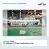 Vacuum calibration tank for 75-250mm PE pipe production line