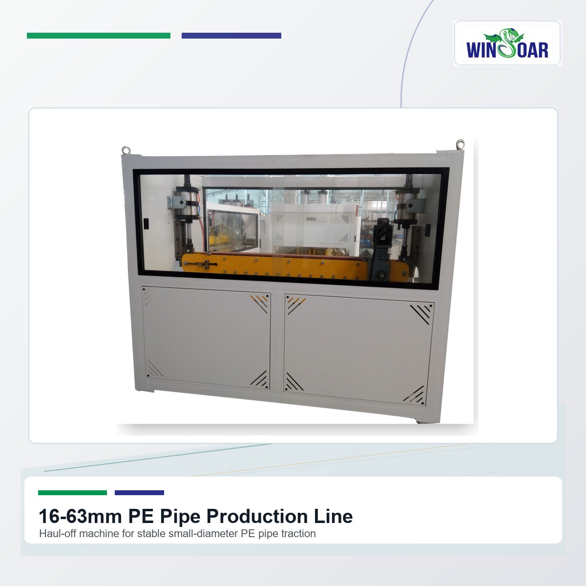 Haul-off machine for 16-63mm PE pipe production line
