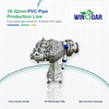 Four-cavity pipe mould for 16-32mm PVC one out four pipe extrusion line