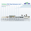 16-63mm PVC pipe machine dual-output extrusion line