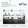 Vacuum calibration tank for PE-RT pipe production line